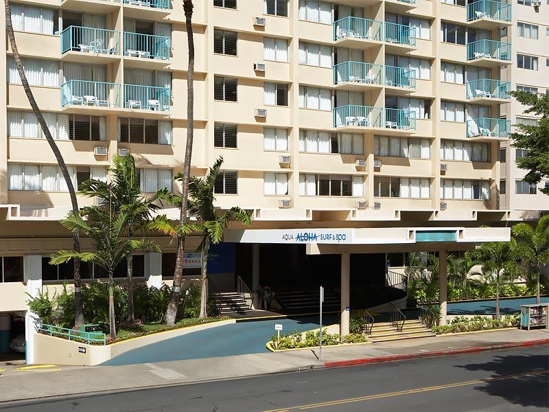 Aqua Aloha Surf Waikiki Aparthotel Exterior foto