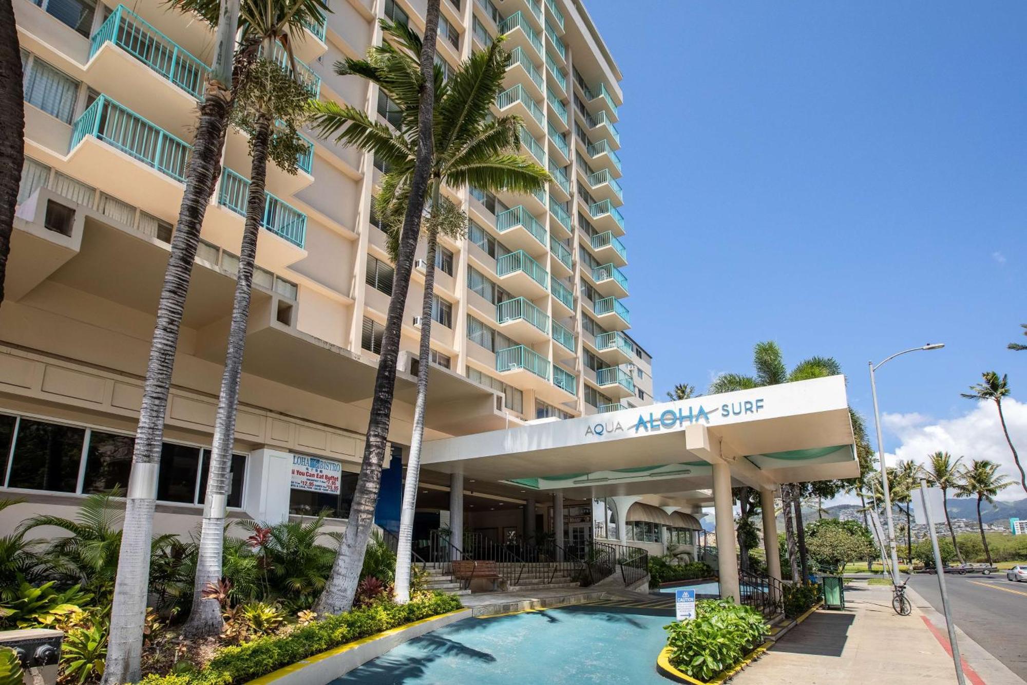 Aqua Aloha Surf Waikiki Aparthotel Exterior foto