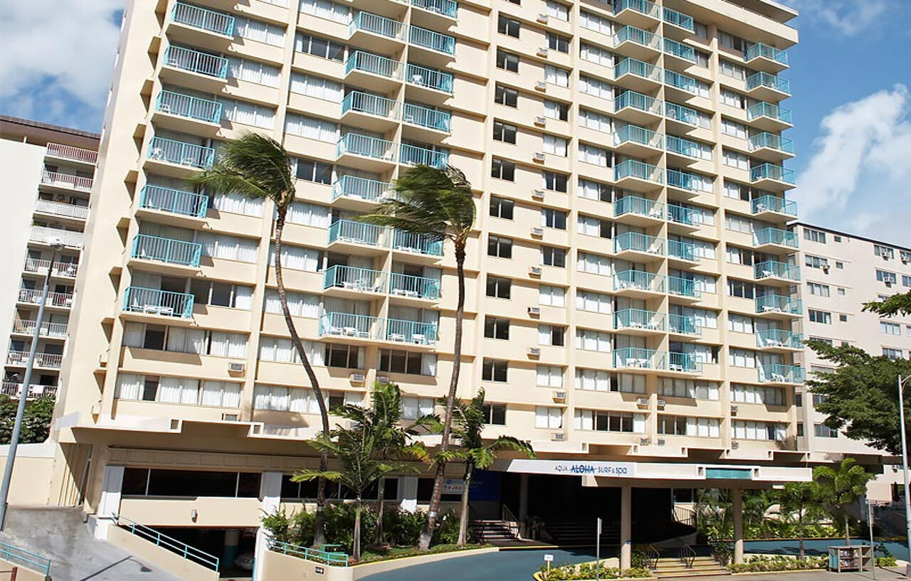 Aqua Aloha Surf Waikiki Aparthotel Exterior foto